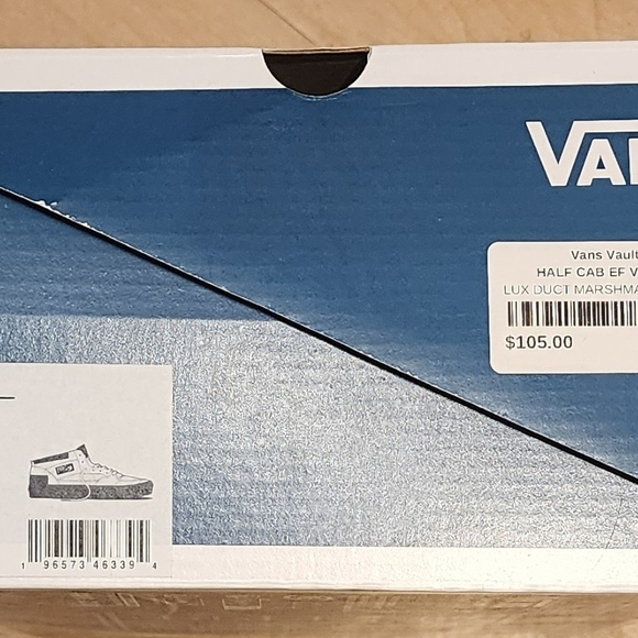 Vans Half Cab EF VLT LX Skateboarding Marshmallow 11.5 - Picture 9 of 10